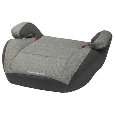 Автокресло-бустер Indigo Cross YB803A серый-тёмно-серый 01